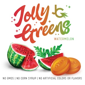 Jolly Greens - Watermelon Solventless Gummies - 100mg