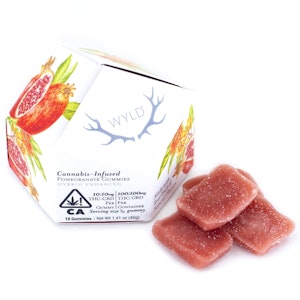 WYLD - WYLD Pomegranate 1:1 CBD Gummies