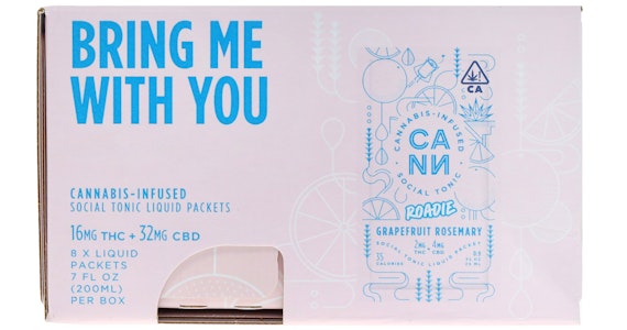 CANN - CANN - Grapefruit Rosemary Roadies Tonic Liquid Packets - 8pk