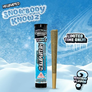 HELLAVATED - Hellavated Juicy Stickz Snowbody Knowz 0.75g Infused Flavored Preroll