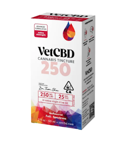 VetCBD - Cannabis CBD:THC Tincture Extra Strength- 250mg:25mg - 60ml [VetCBD]
