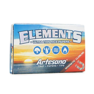 Elements  - (EL003) Elements | Artesano | 1 1/4 Rolling Paper + Tips