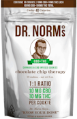 Dr. Norm's 1:1 Chocolate Chip Cookies (10x10mg) 100mg