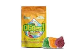OGeez! | 10pk Gummies | The Fruits, Sunny Sativa | 100mg