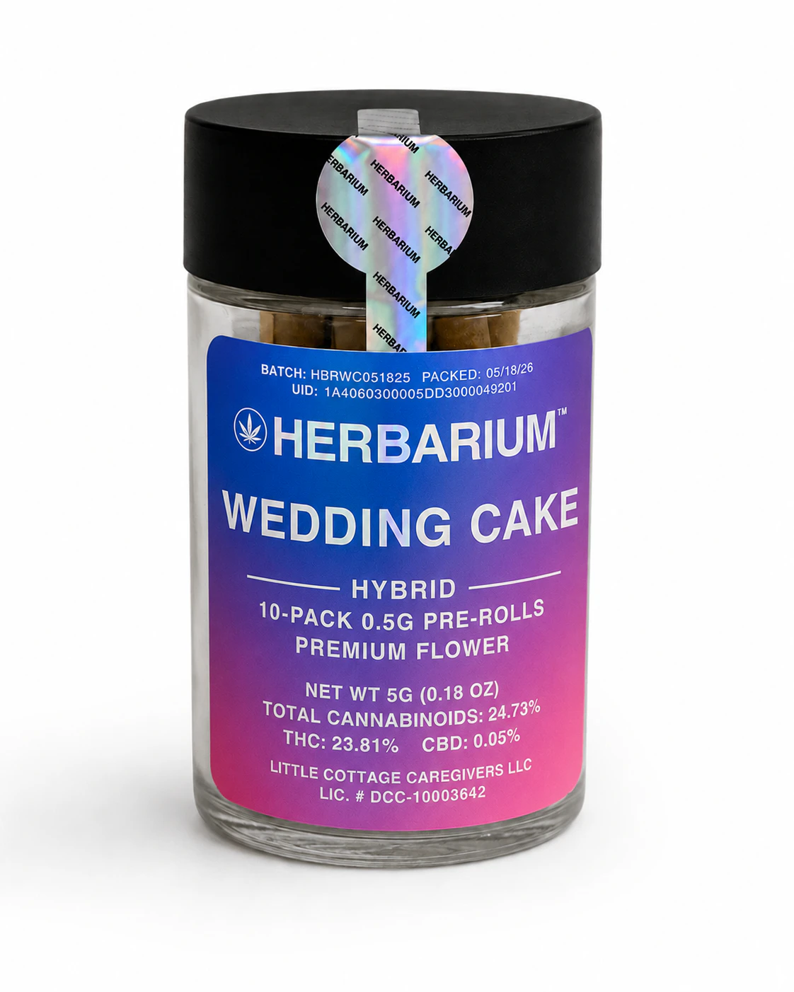 Herbarium - Herbarium | Wedding Cake | Hybrid 10-Pack 0.5g Pre rolls Main Image