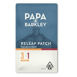 Papa & Barkley - 30mg 3:1CBD Rich Releaf Transdermal Patch - Papa & Barkley 