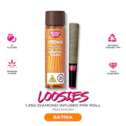 Bodega Boyz | Peach Kush | Loosies Diamond Infused Preroll | 1.25g | 1 Ceramic Pre-Roll | Sativa