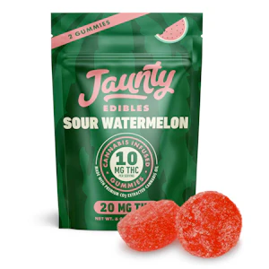 Jaunty - Jaunty - Sour Watermelon - 20mg - Edible