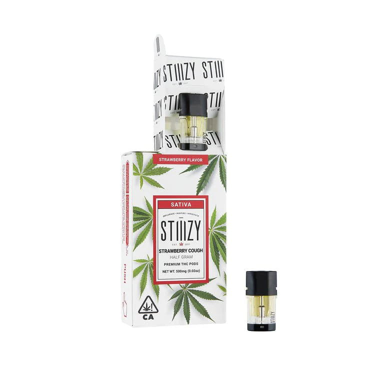 STIIIZY - Stiiizy Strawberry Cough THC POD 0.5g Main Image