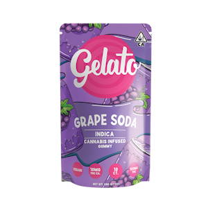 Gelato - Grape Soda 100mg 10 Pack Gummies - Gelato