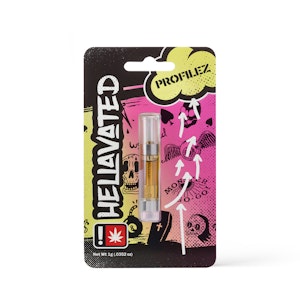 Hellavated | Razberry Blitz Distillate Cartridge | 1g