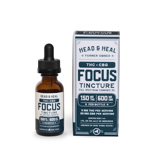 HEAD & HEAL - Head & Heal - Focus 4:1 CBG:THC Tincture - 150mg - Tincture