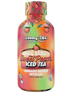 UNCLE ARNIES: Sweet Peach Iced Tea 8oz - 100mg