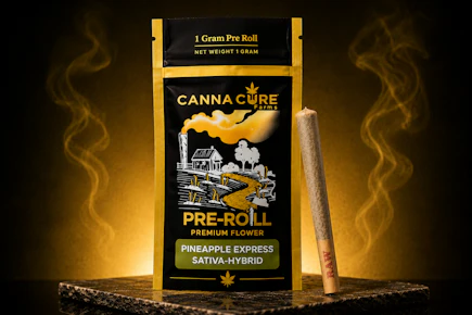Canna Cure | 1g Pre-roll | Pineapple Express | Sativa-Hybrid
