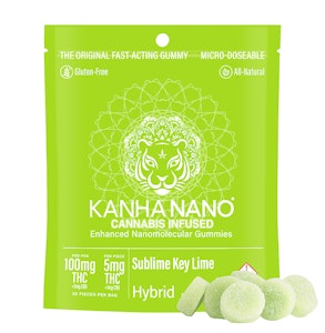 KANHA - Kanha Nano Hybrid Sublime Key Lime Gummies 100mg