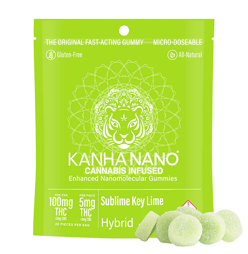 KANHA - Kanha Nano Hybrid Sublime Key Lime Gummies 100mg Main Image