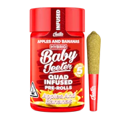 Jeeter | Apples & Bananas | Quad Infused | Baby Jeeter | 5pk