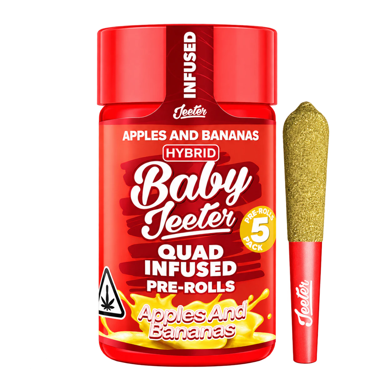 Jeeter - Jeeter | Apples & Bananas | Quad Infused | Baby Jeeter | 5pk Main Image