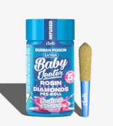 Jeeter Baby Infused 5pk Prerolls 2.5g Durban Poison