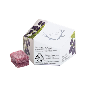 WYLD Gummies - 100mg THC Indica Marionberry Gummies (10mg - 10 pack) - WYLD