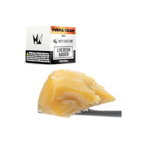WEST COAST CURE - Purple Cream (I) | 1g Live Resin Badder | West Coast Cure