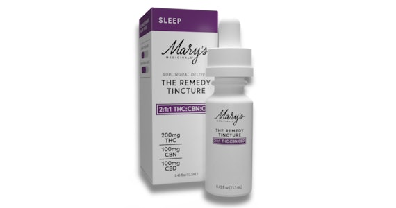 MARY'S MEDICINALS - Mary's Medicinals - The Remedy Sleep 2:1:1 THC:CBN:CBD Tincture - 13.5ml
