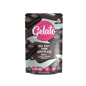 Gelato - Sea Salt Dark Chocolate Indica Bar 100mg - Gelato