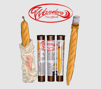 Wander's - Wander's- 1g "Baguette" - Mocha Afghani