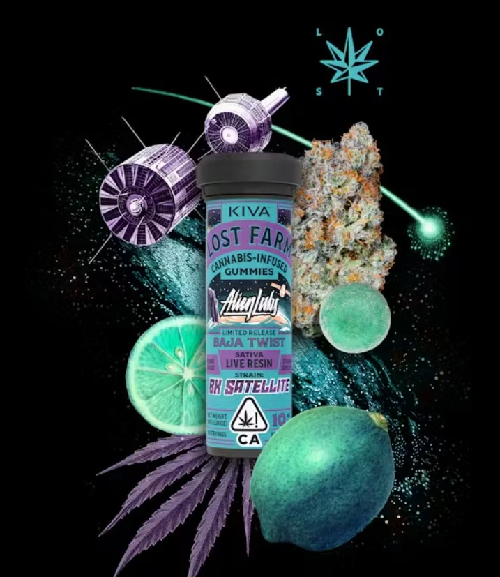 Lost Farm - Lost Farm x Alien Labs - Baja Twist - 100mg THC Live Resin Gummies - 10pk Main Image