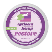 Ayrloom | Balm | Restore | 1000 THC: 1000 CBD