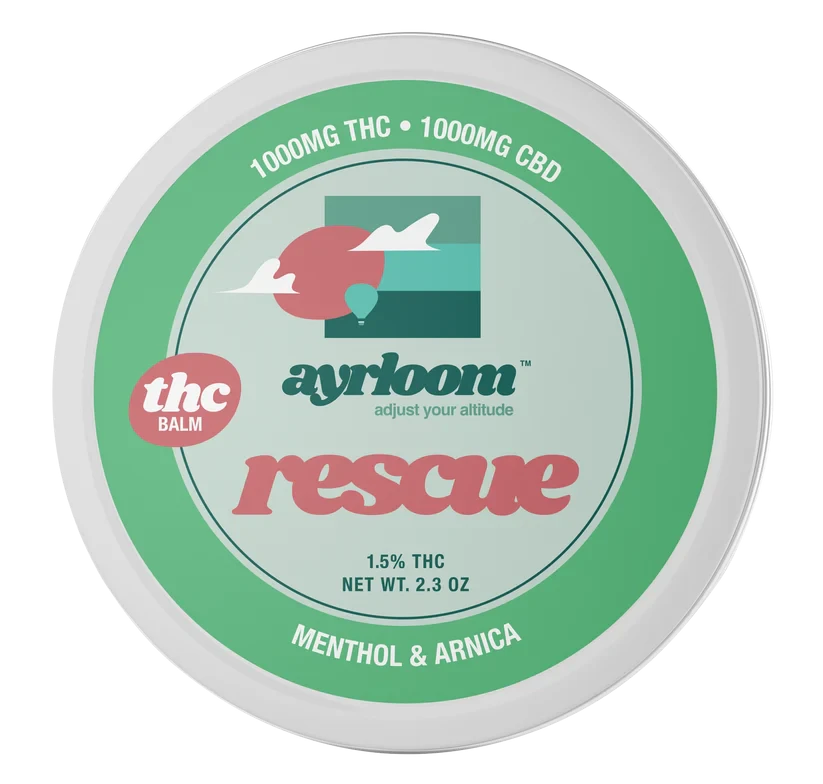 ayrloom - Ayrloom | Rescue | Topical Balm | 1000MG THC : 1000MG CBD | 1:1 Main Image