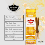 Swisher Infused Blunt Banana Breeze 1.5g