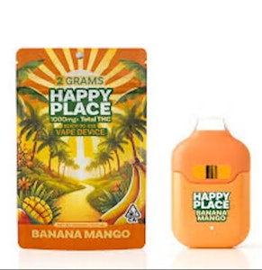 Happy Place - Happy Place Banana Mango 2g Disposable