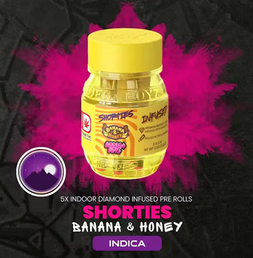 Bodega Boyz - BODEGA BOYZ | BANANA & HONEY - 5PK INFUSED | PREROLL | 3.5G Main Image