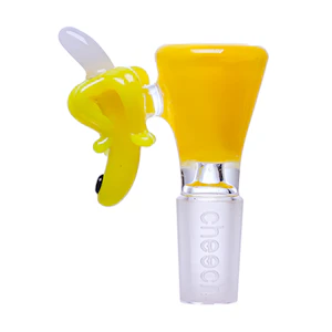 Grav - YELLOW PLATANO BOWL PIECE - CHEECH GLASS