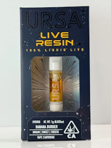URSA Extracts - URSA 1g Banana Burger Live Resin Cartridge