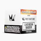 West Coast Cure - Badder - Sativa - Banana Dream - (1g)