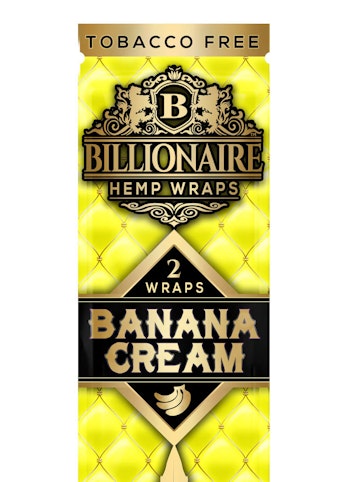 Billionaire - Banana Cream x 2pk Hemp Wraps | Billionaire