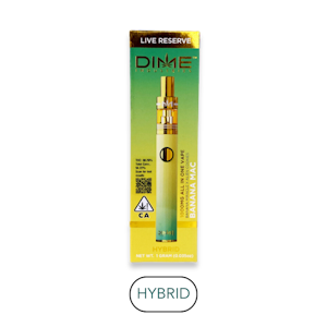 DIME INDUSTRIES - Dime Industries - Live Resin - Banana Mac - RTU - 1.0g