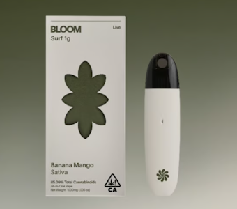 BLOOM - Banana Mango Live Surf Disposable Vape - 1g