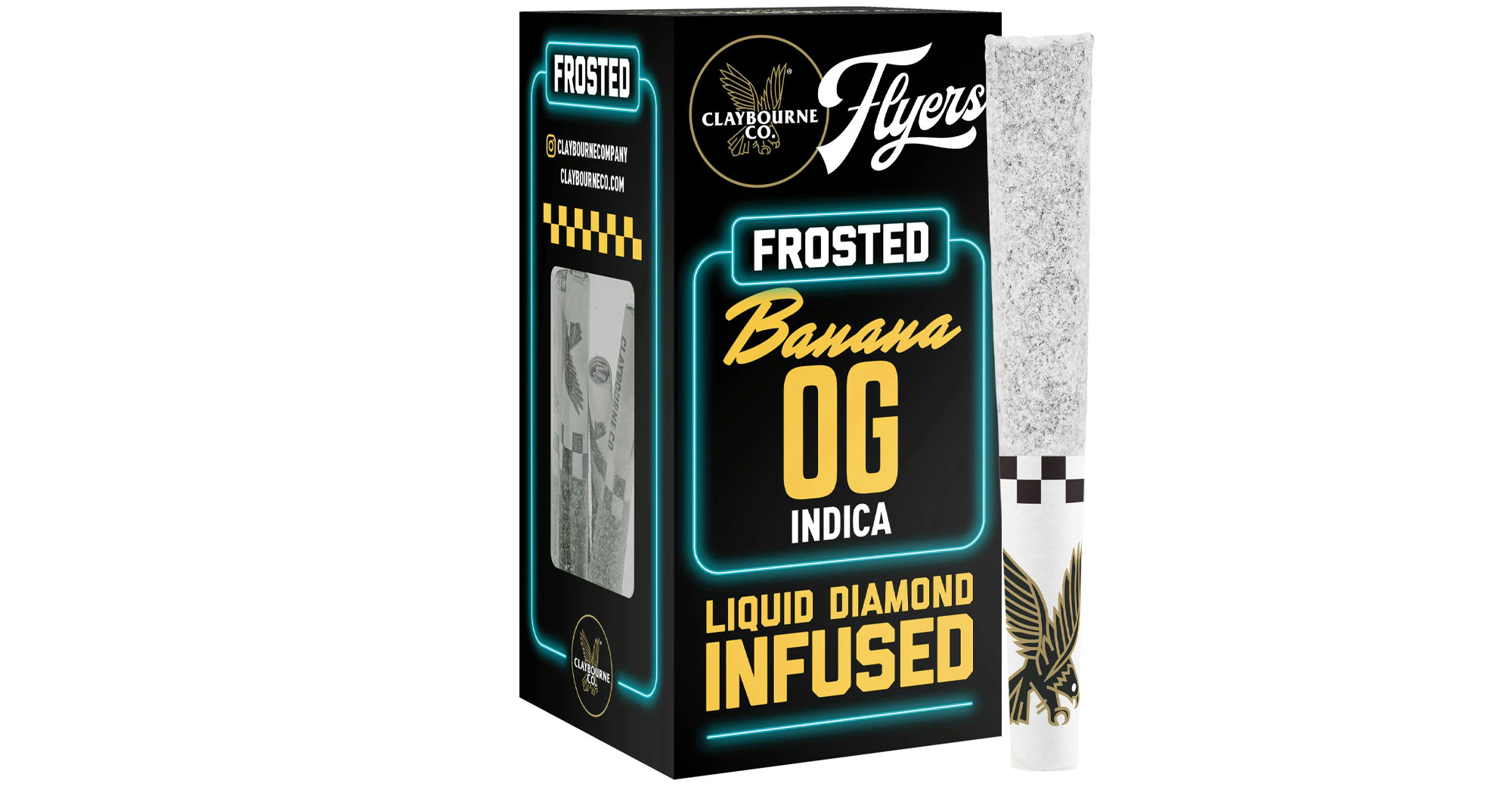 Claybourne Co. - CLAYBOURNE - BANANA OG FROSTED FLYERS .5G 5-PACK Main Image