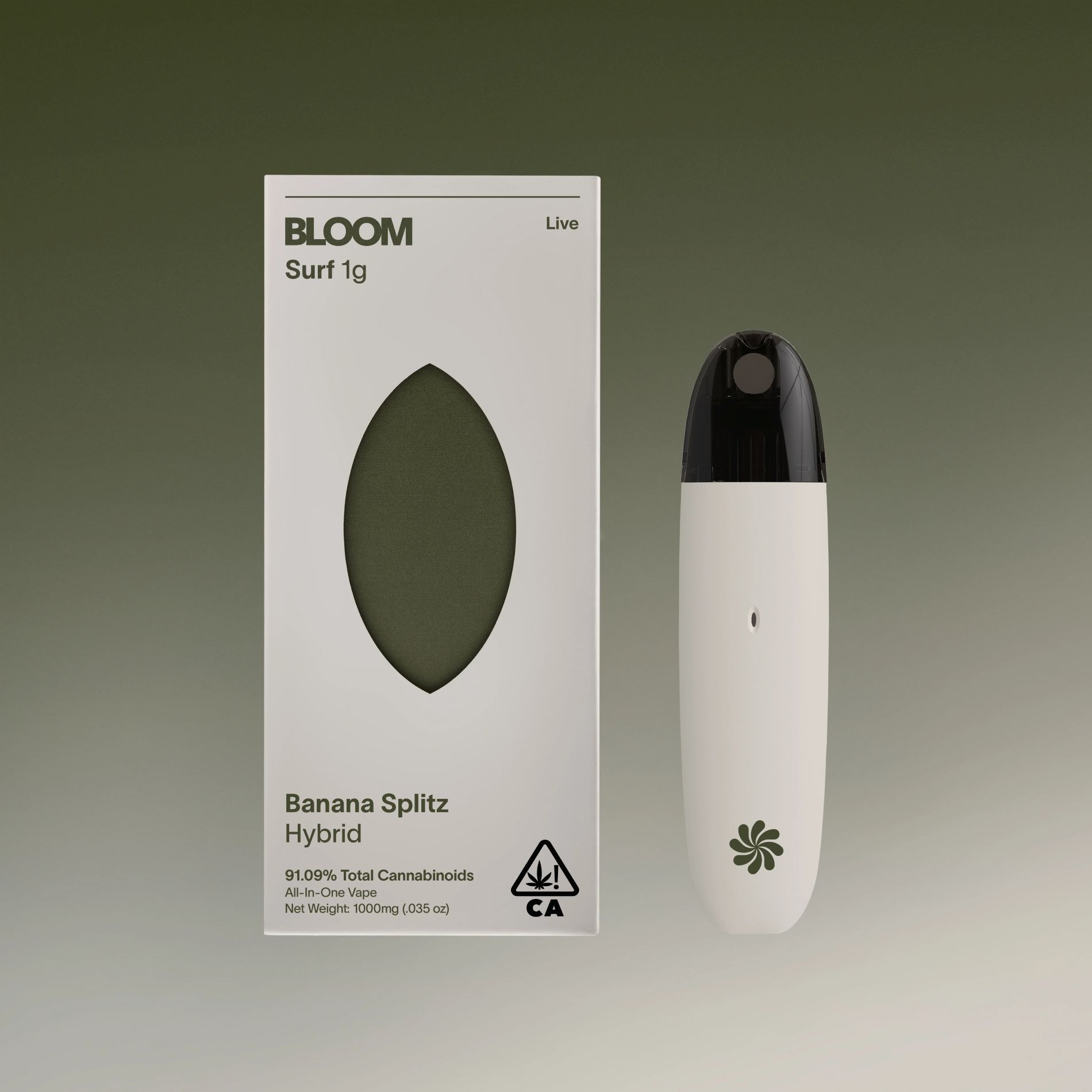 Bloom Live Resin All-in-One 1g Banana Splitz - Los Angele