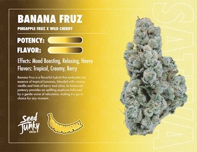 SEED JUNKY - Banana Fruz (Pre-Pack 1/8th) Adult-Use