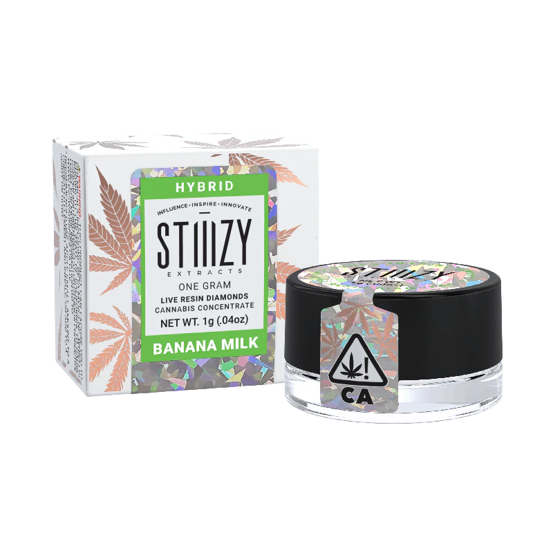 STIIIZY - Stiiizy - Banana Milk Live Resin Diamonds 1g Main Image
