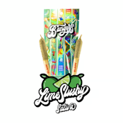 Bangers Lime Slushy 2 pack infused prerolls (S) 1.2g