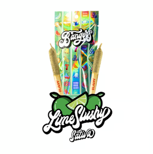 Bangers - Bangers Lime Slushy 2 pack infused prerolls (S) 1.2g