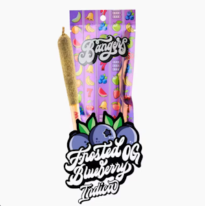 Bangers - Bangers Frosted Blueberry OG single infused preroll (I) 1.2g