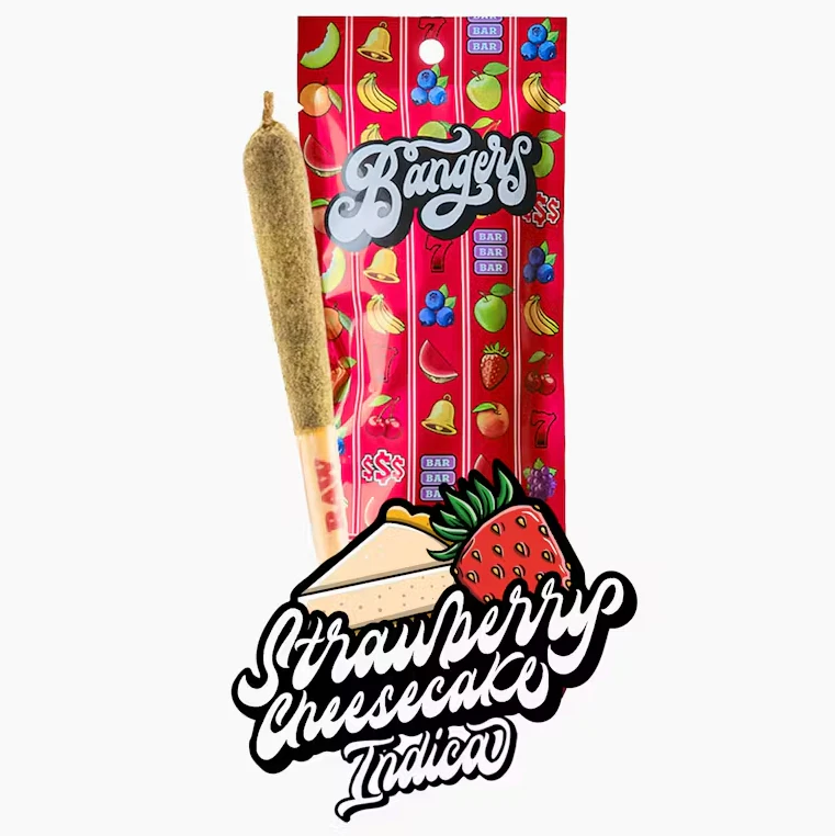 Bangers - Bangers Strawberry Cheesecake single infused preroll (I) 1.2g Main Image