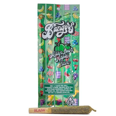 Bangers - BANGERS | ALIEN SOUR APPLE - INFUSED | PREROLL | 1.2G Main Image