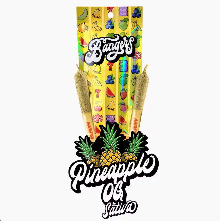 Bangers - BANGERS | PINEAPPLE OG - 2PK INFUSED | PREROLL | 1.2G Main Image
